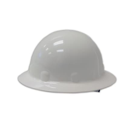 Miller Hard Hats, Thermoplastic, 8 Point Ratchet, White E1RW01A000